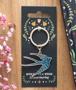 Rondine Blu - Stendi le tue ali rondine - Portachiavi - Nuovo - Foto 1 di 3