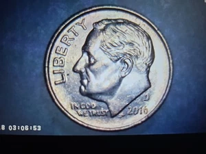 2016 D Roosevelt Dime Errors DDO Double Die Obverse Error - Picture 1 of 16