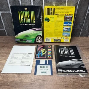 Lotus III: The Ultimate Challenge Atari ST Big Box Complete Racing Game - Picture 1 of 11