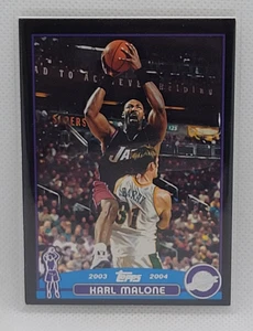 2003-04 Topps Karl Malone Black Border #ed 146/500 Jazz  - Picture 1 of 2