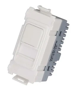 Schneider GET Ultimate Master Telephone Grid Outlet Painted White White Insert - Picture 1 of 3