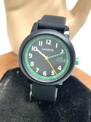 Lacoste Women's Watch 2030042 Quartz Black Dial Textured Rubber Band 12.12 33mm - Image 1 of 4