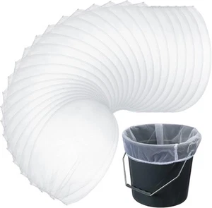 Windyun 60 Pcs Paint Strainer Bags 5 Gallon Fine Mesh Filter Bag White - Picture 1 of 7