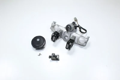 Lockset Ignition Key Lock Set Upper Triple Tree 2009 Kawasaki KLR650 08-18 OEM - Image 1 of 4