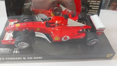 Hot Wheels 1/24 f2002 Michael Schumacher F1 Formelauto & CD Rom - Bild 1 von 2