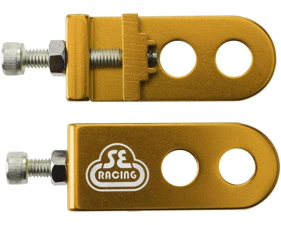SE RACING Lockit Ajustador de Cadena BMX Par Aleación 3/8" (10mm) - Dorado Foto 1 de 1