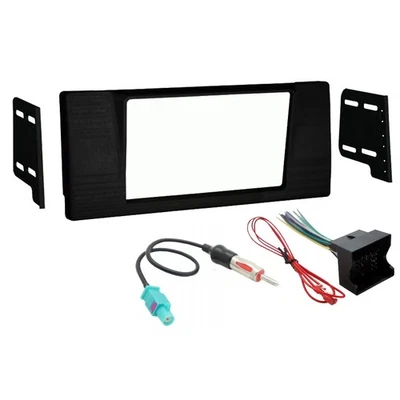 BMW M5 2001-2003 Double DIN Stereo Harness Radio Install Dash Kit Package New - Image 1 of 4