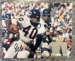 Foto autografiada de colección firmada por los Chicago Bears de Gale Sayers 8x10 firmada a mano por la NFL - Imagen 1 de 4