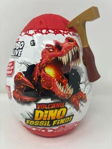 Robo Alive Volcano Dino Fossil Find Electronic Robot Toy Light up Interactive - Picture 1 of 4