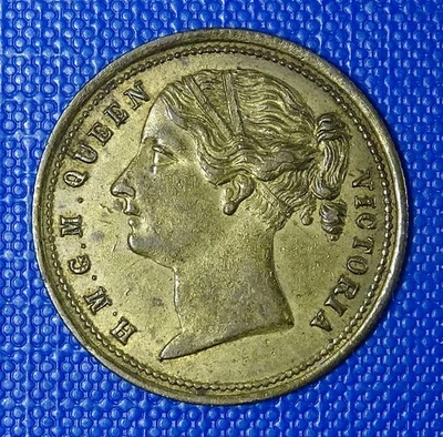 Greenwich, Kent, Andrew Holmes, Clothier, Farthing Token. Victoria YH -RR- Read! - Image 1 of 4