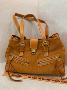 NUOVA FRANCESCO BIASIA borsa a tracolla in pelle scamosciata borsa a tracolla in pelle italiana caramello boho - Foto 1 di 6