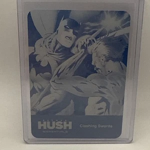 2025 ESSENTIALS CRYPTOZOIC DC BATMAN HUSH CLASHING SWORDS PRINTING PLATE 1/1!! - Picture 1 of 2