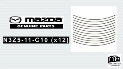 Mazda OEM N3Z5-11-C10 x 12 RX-8 marcado V W X e Y 2009-2011 sellos laterales rotores Foto 1 de 4