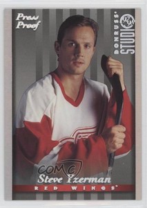 1997-98 Donruss Studio Silver Press Proof /1000 Steve Yzerman #10 HOF