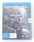 Jurassic World 3D Blu-Ray + Blu-Ray + DVD + Digital HD New Sealed