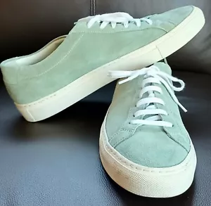 COMMON PROJECTS Original Low Achilles Green Suede Sneakers 2251 1090 EU 42 US 9 - Picture 1 of 13