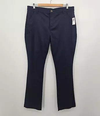 Old Navy Bootcut Stretch Uniform Pants Girls Size 20 Plus NAVY BLUE NEW 656300 - Image 1 of 4