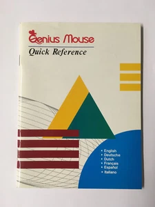 Genius Mouse GM-6 Plus GM-6000 GM-U2 GM-S2 Quick Reference - Zdjęcie 1 z 3