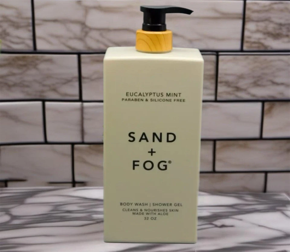 Sand + Fog Eucalyptus Mint Body Wash/Shower Gel 32 oz New - Image 1 of 1