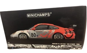 Minichamps 1/18 (066480) Porsche 911 GT3 RSR Flying Lizard 24h Le Mans 2006 -NIB - Picture 1 of 7