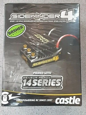 Castle Creations Sidewinder SW4 Waterproof 1/10 ESC/Motor Combo w/1406 4600kV  - Image 1 of 4