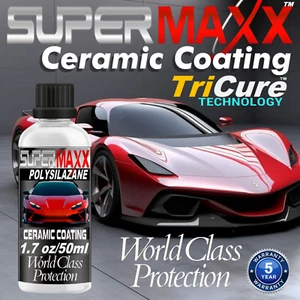 CERAMIC CAR COATING 1.7oz/50ml SCRATCH RESISTANT ADVANCED PAINT PROTECTION GLOSS - Picture 1 of 10