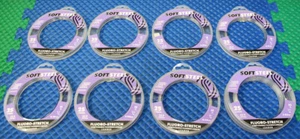 Okuma Soft Steel Fluoro-Stretch Fluorocarbon 25 YD Clear CHOOSE YOUR LINE WEIGHT - Picture 1 of 10