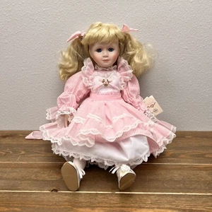 Muñeca niña porcelana vintage "Meagan" Cindy's Playhouse Knowles - Imagen 1 de 11