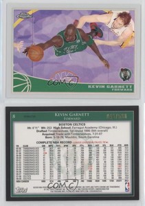 2009-10 Topps Chrome Refractor /500 Kevin Garnett #8 HOF