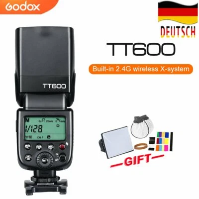 DE Godox TT600 2.4G Flash Speedlite para Canon Nikon Pentax Olympus (No TTL)