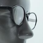 Reading Glasses 40's Vintage Style Small Black Polished Frame +3.00 Lens
