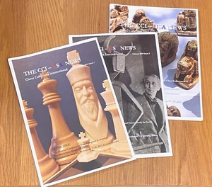 The CCI-USA NEWS Chess Collectors International Magazine Vol 2014 All 3 Editions - Foto 1 di 10