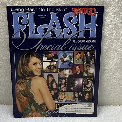 TATTOO FLASH Magazine #114 July 2012 No Ads All Color - Special Issue - Image 1 of 3