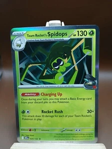 NM Team Rocket's Spidops 020/182 Sv10: Destined Rivals Holo - Picture 1 of 4