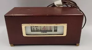 Vintage Tymeter Numechron 1970 Model 900 Pennwood Electric Flip Clock USA WORKS - Picture 1 of 9