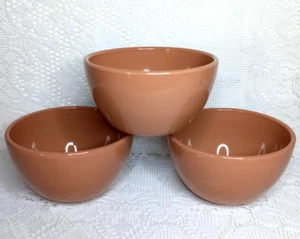Pier 1 gres CEREALI / ZUPPIERE terracotta SET DI 3 spedizione veloce - Foto 1 di 12