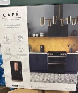 CAFE Affetto Automatic Espresso Machine + Frother Matte Black $628🔵 - Picture 1 of 3