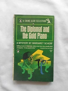 THE DIPLOMAT AND THE GOLD PIANO-MARGARET SCHERF-(FEB,1963) #SP345-POPULAR LIBR. - Picture 1 of 2