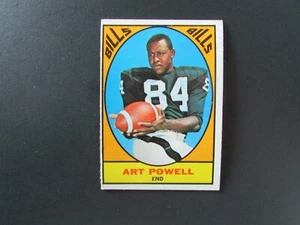 Juego de fútbol americano Topps 1967 tarjeta Break #17 Art Powell - Imagen 1 de 2