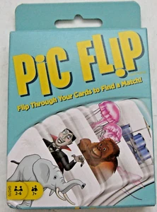 PIC FLIP Card Game 2019 Mattel Ages 7+ Family 2-6 Players NEW - Picture 1 of 4