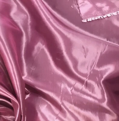 "Tela de tafetán rosa iridiscente 60"" de ancho vendida por yarda" Foto 1 de 2