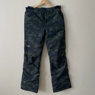 Pantalones de esquí para nieve Orage Prime niños 16 verde camuflaje invierno aislado Foto 1 de 4