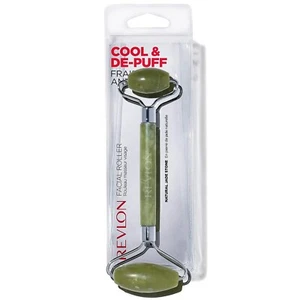Rodillo facial Revlon Cool & De-puff piedra de jade natural nuevo - Imagen 1 de 4