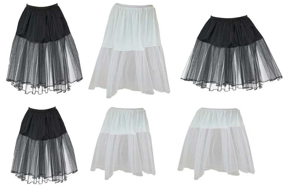 Adults Underskirt Petticoat Under Skirt Rock N Roll Fancy Dress - Image 1 of 1