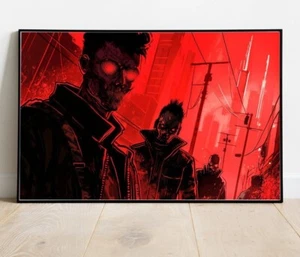 Póster Cyberpunk, impresión Cyberpunk Zombies, estilo Cyberpunk, 4 tamaños, decoración de pared. - Imagen 1 de 45