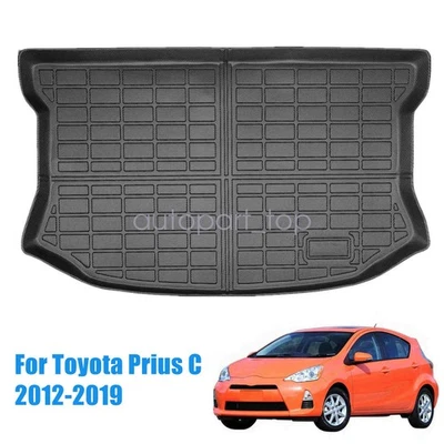 Forro de carga de maletero TPE para Toyota Prius C 2012 2013 2014 2015 2016 2017 2018 2019 Foto 1 de 4