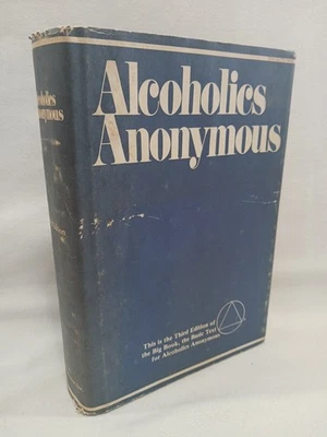 Alcoholics Anonymous AA The Big Book 3rd Edition 1988 Basic Text Hardcover DJ  — 第 1/4 张图片
