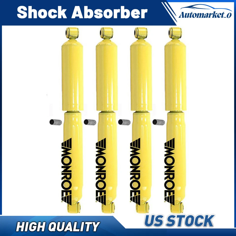Monroe Front Rear Shock Absorbers for 1975 1976 1977 1978 Jeep J10 J20 6.6L - Image 1 of 4