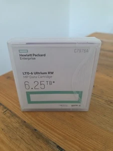 HP Enterprise HPE LTO-6/Ultrium-6 MP Data Tape/Cartridge 6.25TB C7976A NEW - Afbeelding 1 van 4