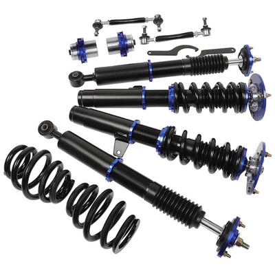 Fits 2001-05 BMW E46 320i 325i 330i Coilover Struts Shocks Suspension Adj Height - Imagem 1 de 4
